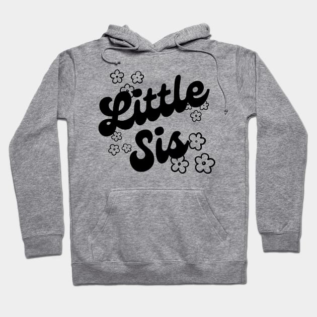 Little sis floral Hoodie by BunnyCreative